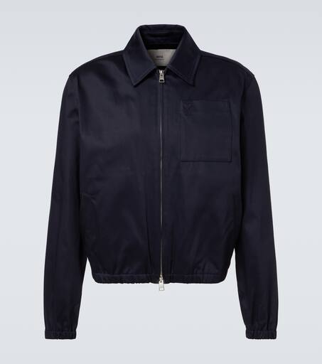 ブルゾン AMI PARIS AMI DE COEUR PADDED BOMBER JACKET IN COTTON 27858337_57616228_600.jpg