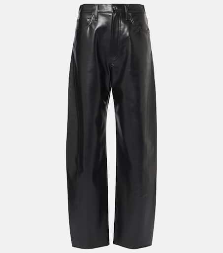 パンツ AGOLDE Luna Mid Rise Straight Denim Pants Black A140C1157CON Our Agolde Luna Review Confirms They're the Only Jeans You Need