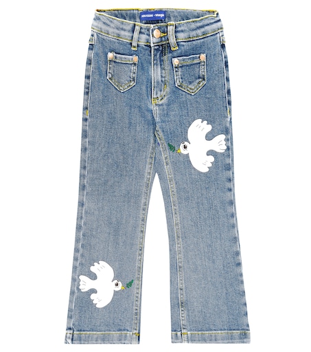 Wrangler Jeans Elasticizzati da Bambina, Blu Scuro, 7 Slim