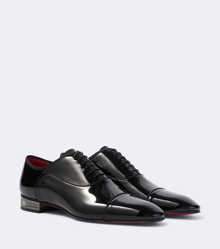 Greggo Galvin patent leather Oxford shoes