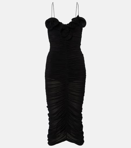 ワンピース MAGDA BUTRYM FW23 DRESS WITH RUFFLES (161723_BLACK) P00959689.jpg
