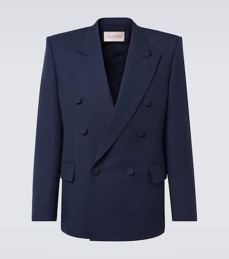 【関税&送料込】Valentino Garavani Navy Blue Wool Blazer P01014021.jpg