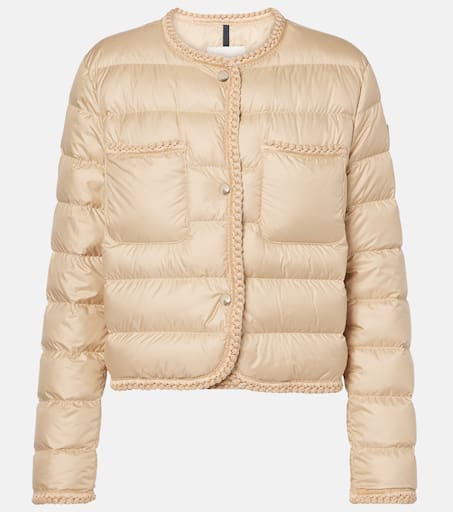Gencay down jacket in beige - Moncler | Mytheresa