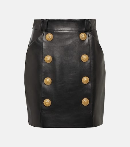 ミニスカート Balmain Leone' Button Two-Tone Skirt Balmain Skirt with decorative buttons | Women's Clothing