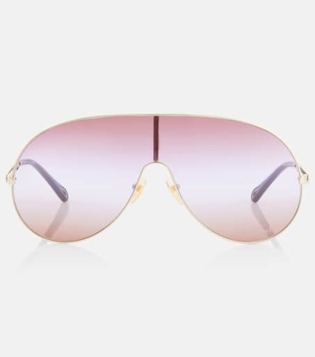 Aly shield sunglasses in red - Chloe | Mytheresa