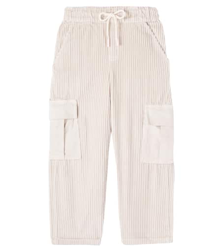 Salem cotton corduroy cargo pants in beige - Cozmo | Mytheresa