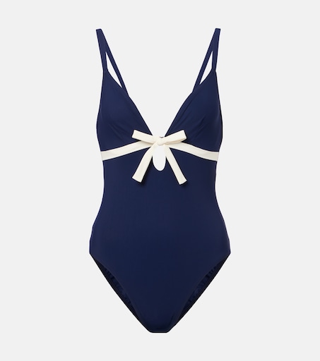 Lenora swimsuit in blue - Karla Colletto | Mytheresa