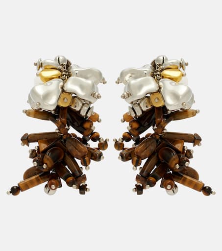 アクセサリーその他 DRIES VAN NOTEN Woman Jewel Red 251018229067 374 Ruby red bead-embellished necklace Dries van noten - women