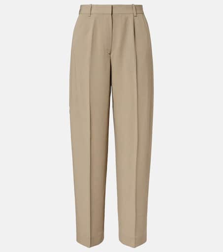 パンツ・ボトムスその他 HUECLOSET (set-up) WOOLEN RELAX PANTS (3 colors) BTR292 Wide-Leg Joggers - Light gray melange - Ladies | H&M CA