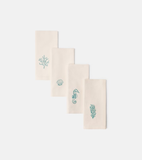 Set of 6 linen napkins
