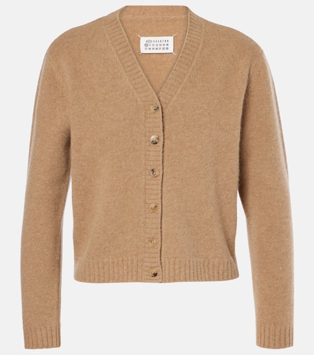 Wool cardigan in beige - Maison Margiela | Mytheresa