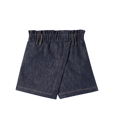 Denim shorts in blue - Brunello Cucinelli Kids | Mytheresa