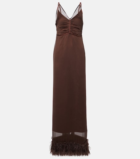 Jacques Wei - Layered slip dress