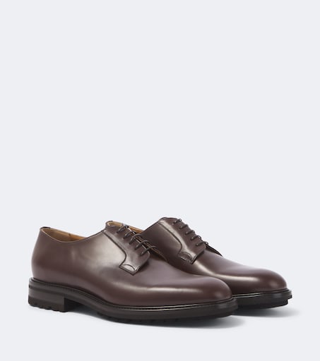 Leather Derby shoes