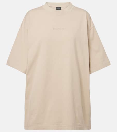 【関税&送料込】Balenciaga Beige Cotto Sweatshirt BALENCIAGA | Oversized Poplin T-Shirt | Men | Lane Crawford