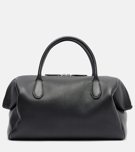 Faye leather top-handle bag