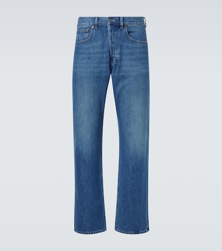 Valentino Mid-rise straight jeans