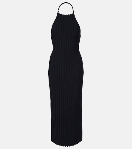 how to style black knit dress Black Ribbed Knit Mini Dress | Trendy Women’s Dress main image 1