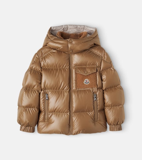 Yule down jacket in brown - Moncler Enfant | Mytheresa