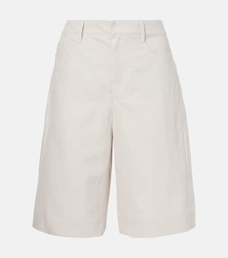 関税込み＊S Max Mara＊ Eric twill shorts S Max Mara Eric Shorts | White | FARFETCH