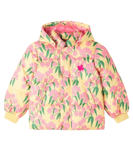 Alpine Flowers puffer jacket in multicoloured - Mini Rodini
