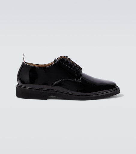 Leather Derby shoes in black - Thom Browne | Mytheresa