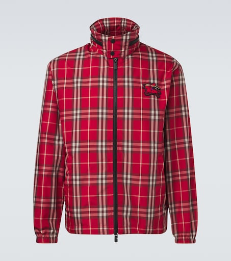 Burberry Burberry Check technical blouson jacket