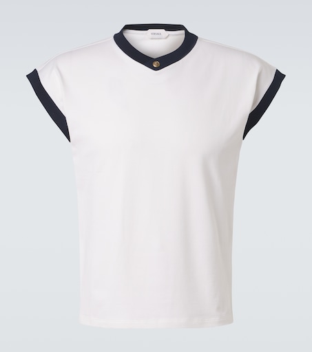 Versace Medusa cotton-blend jersey T-shirt