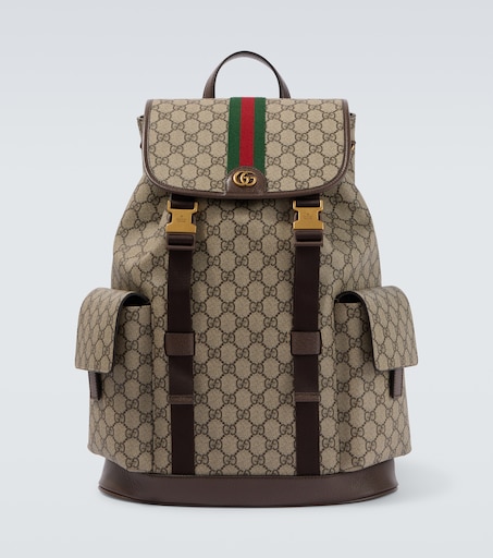 Ophidia GG Canvas Large backpack in beige - Gucci | Mytheresa display picture 3