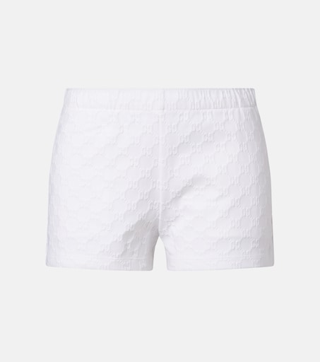 GG jersey jacquard shorts in white - Gucci | Mytheresa