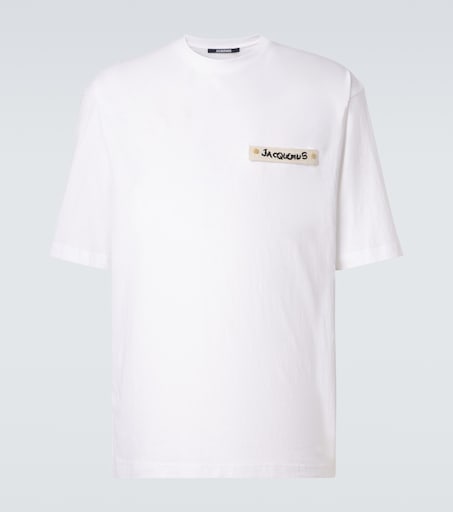Plage cotton jersey T-shirt in white - Jacquemus | Mytheresa