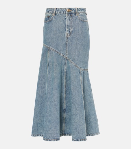 【BAON】Zenki Vintage Washing Pleated Denim Midi Skirt Midi Vintage Wash Pleated Denim Skirt!!! on Bunjang Global Site.