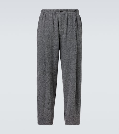 【関税&送料込】Giorgio Armani Oversize Silk Trouser Giorgio Armani Silk Trousers | Black | FARFETCH