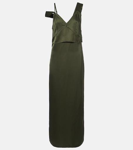 strapless open back dress Milla Womens Boudoir Silk Slip Dress
