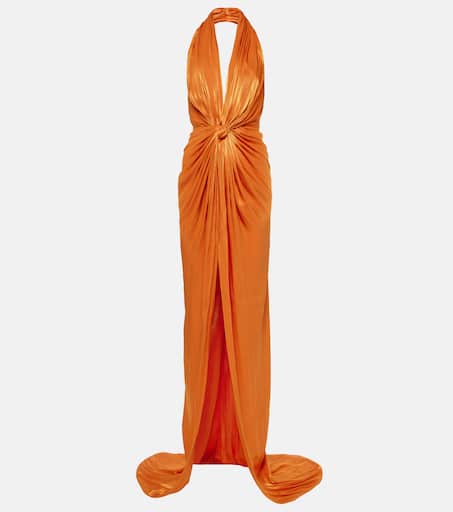 COSTARELLOS コスタレロス ドレス Draped satin gown785537 Costarellos Draped satin gown Costarellos