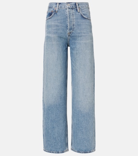 Ren high-rise wide-leg jeans in blue - Agolde | Mytheresa
