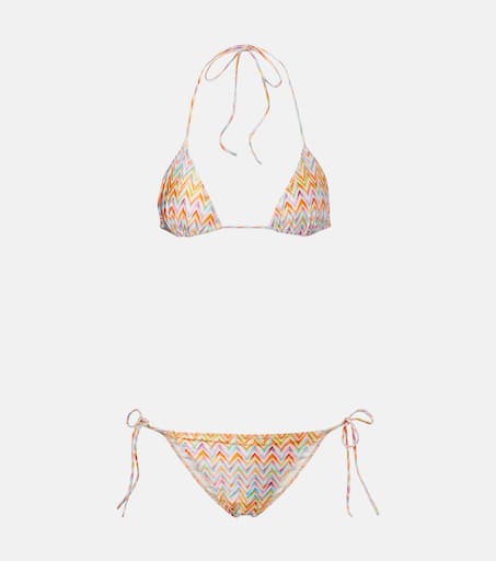 ミッソーニ 水着 40size Zig Zag bikini in multicoloured - Missoni | Mytheresa