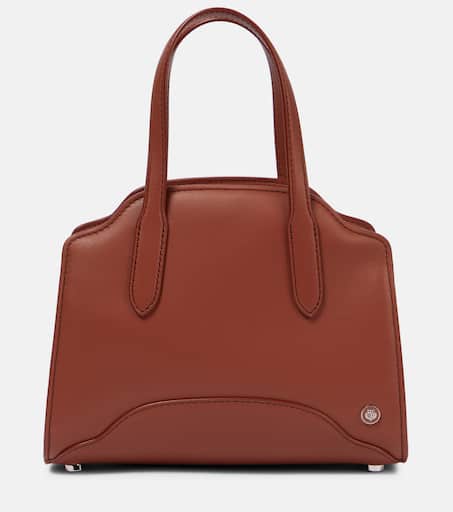 Sesia Micro leather tote in brown - Loro Piana | Mytheresa