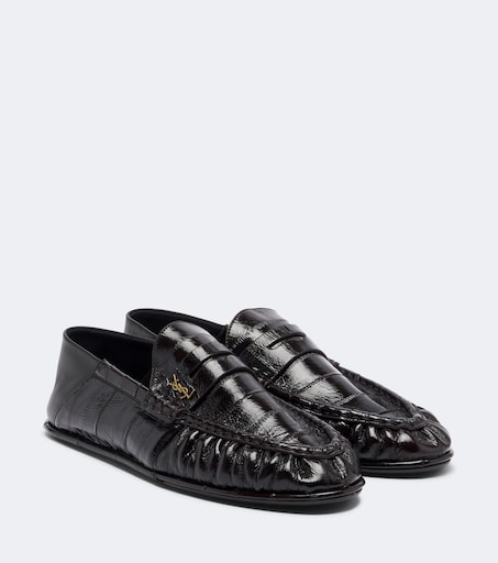 Cassandre croc-effect leather loafers