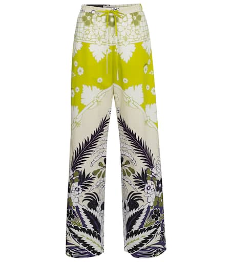 パンツ VALENTINO PRINTED SUPERGRAN PANT Supergran Pants With Plusdepois Print for Woman in Black
