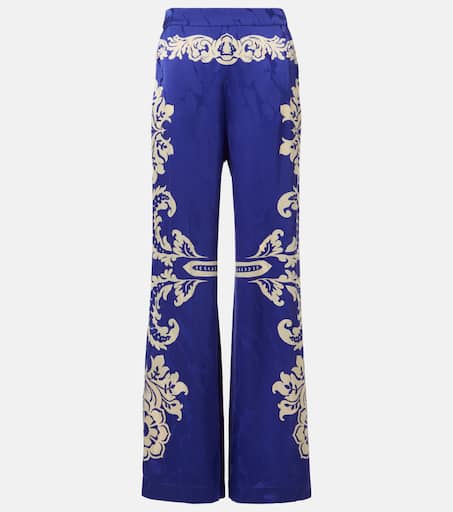パンツ ETRO Women Straight Pants WREA0030 99TTB54 B0711 DARK BLUE Etro