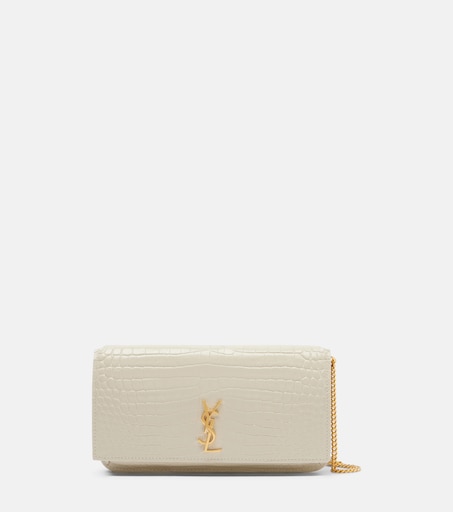 Cassandre Mini leather phone pouch