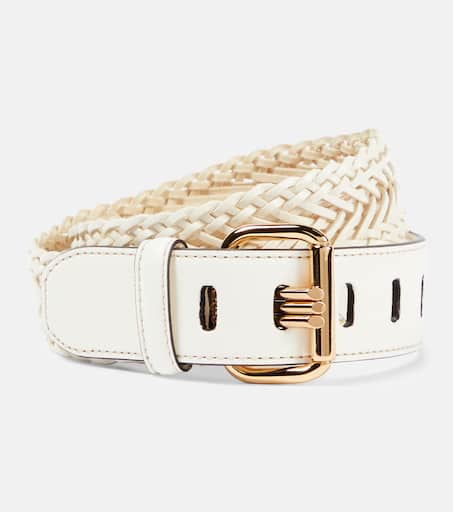 Leather belt in white - Etro | Mytheresa