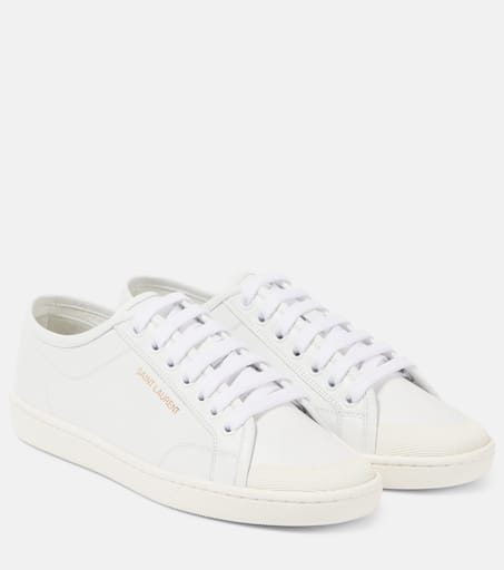 Gym leather sneakers in white - Saint Laurent | Mytheresa