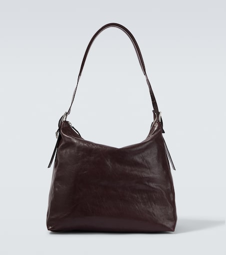 Leather shoulder bag