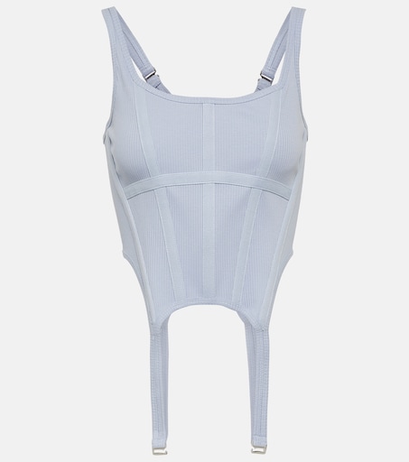 DION LEE 코튼 저지 뷔스티에
