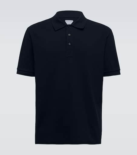 Tシャツ・カットソー BOTTEGA VENETA Melange Sand Cotton Polo Shirt P00890577.jpg