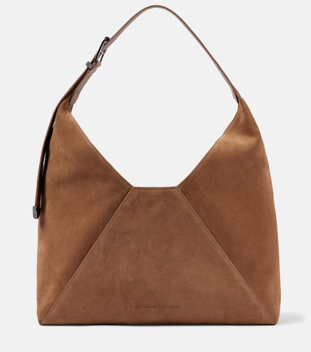 【送料&関税込】Brunello Cucinelli duo Brown Shoulder Bag Wi Brunello Cucinelli BC Duo Bag | Neiman Marcus