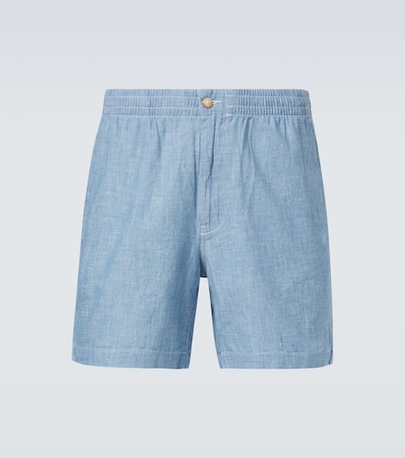 Cotton chambray shorts in blue - Polo Ralph Lauren | Mytheresa