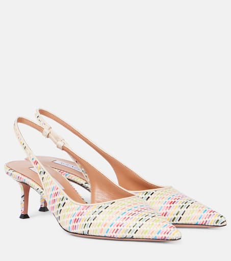 シューズ・サンダルその他 Aquazzura Decollete New Purist Sling 50 New Purist Sling 50 LEOPARD Aquazzura@ Official